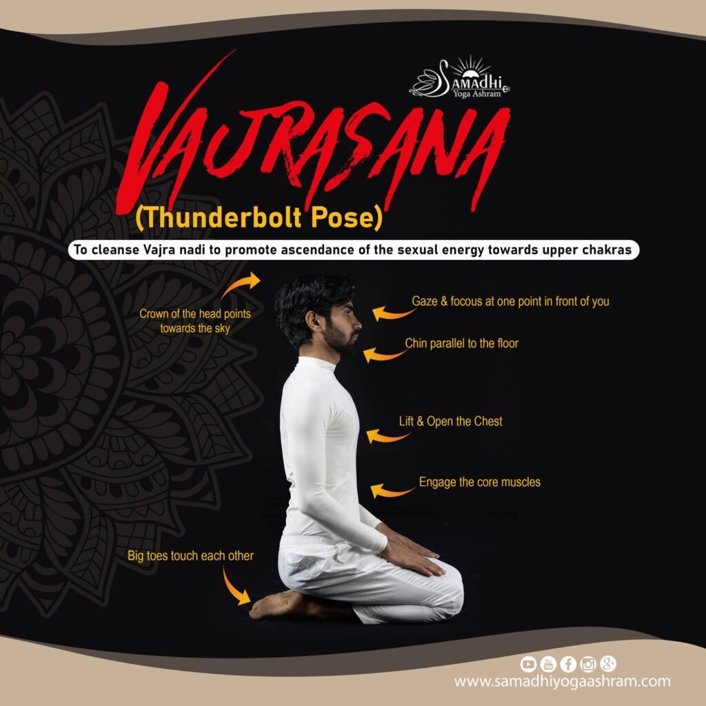 Vajrasana Also Called Thunderbolt Pose
