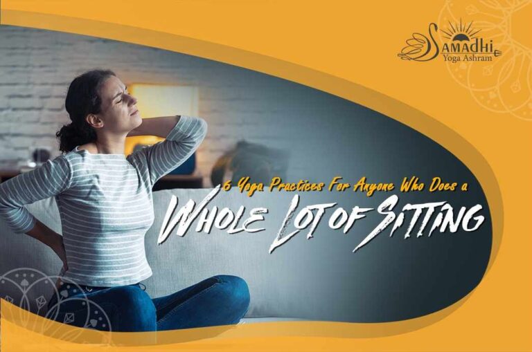 Yoga pose for whole lot of sitting