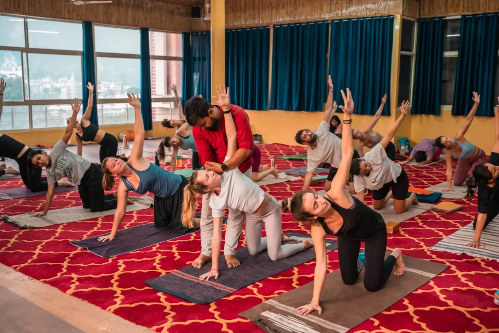 Students Deepening their Yoga Practice