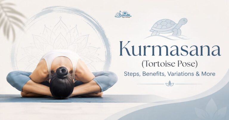 Kurmasana (Tortoise Pose) yoga practice