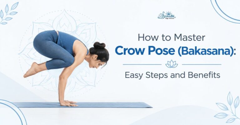 Crow Pose (Bakasana) yoga pose