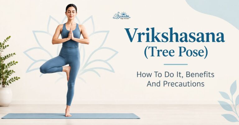 Vrikshasana Tree Pose — standing yoga balance pose