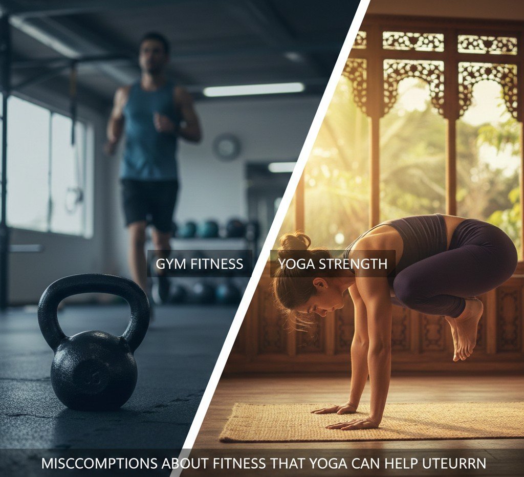 Yoga vs Gym fitness misconceptions Yoga vs Gym Misconceptions About Fitness - 200 Hour Yoga Teacher Training India