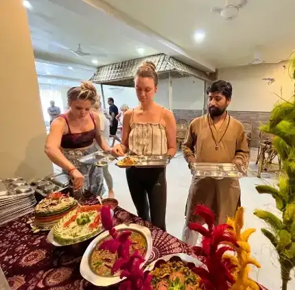 Fresh tropical fruits at Samadhi Yoga Ashram Bali