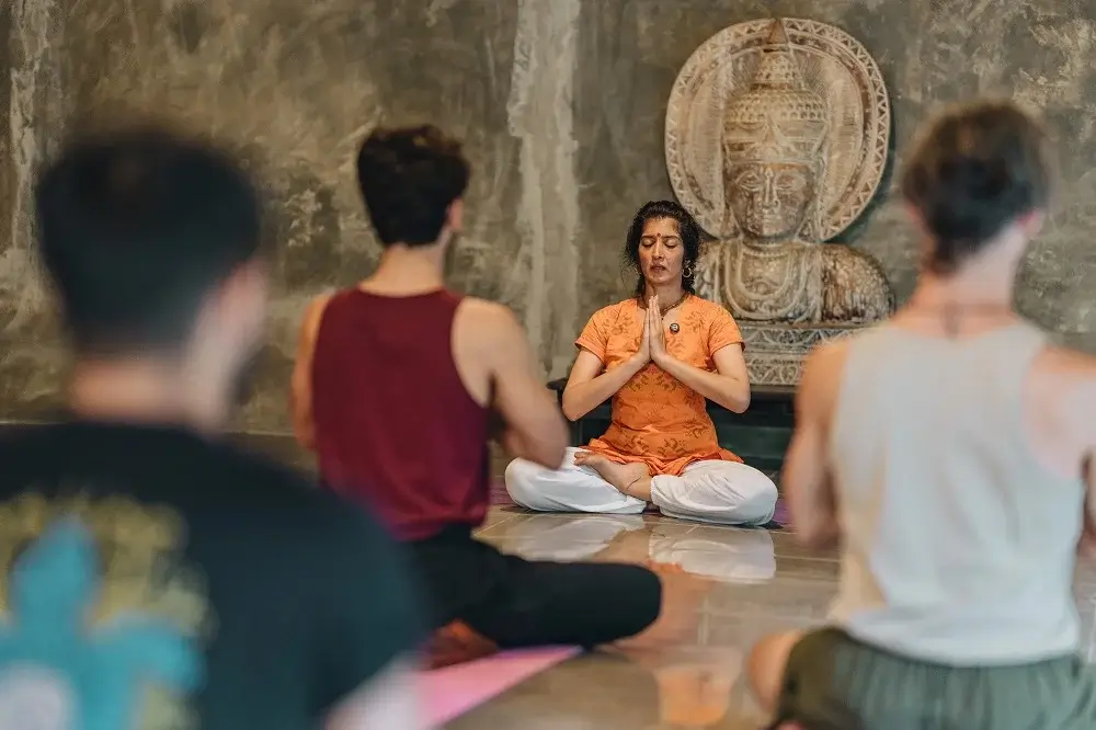 Kids Yoga Practice at Samadhi Yoga Ashram Bali