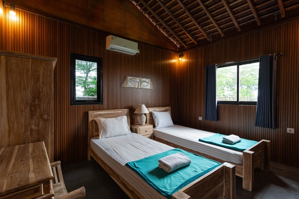 2 Sharing Twin Room at Samadhi Yoga Ashram, Bali - view 2