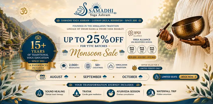 Samadhi Yoga Ashram Monsoon Scholarship Offer