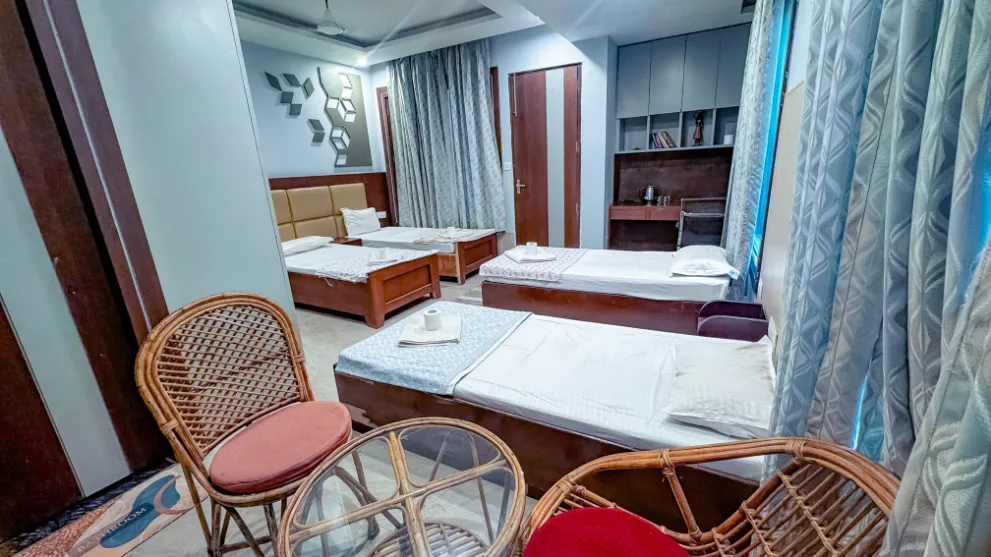 4 Sharing Room at Samadhi Yoga Ashram Rishikesh - view 1
